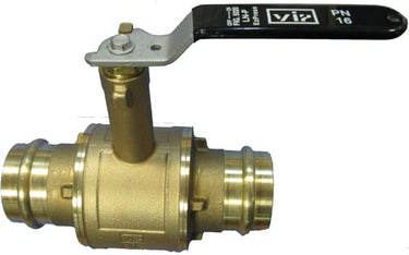 Type 5020LN kugleventil høj hals 28 mm pres/pres rødgods - 1