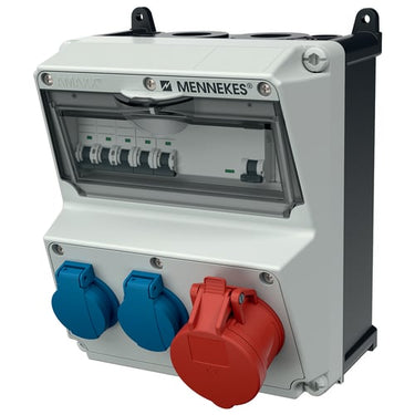 AMAXX tavle schuko 16A 5pol IP44 - 1