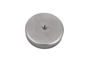 Ferrit pottemagnet Ø80 mm med M8 gevindhul (550 N) - 1