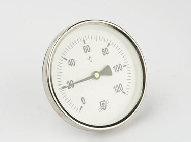 Skivetermometer Ø100 1/2" x 45 mm 0-120°C - 1