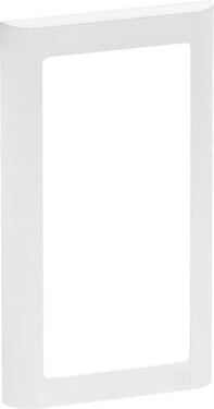 LK FUGA antibakteriel SOFT designramme 2-modul indsatse lodret hvid - 1