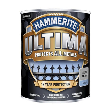 Hammerite Ultima Sølv RAL9006 750ml - 1