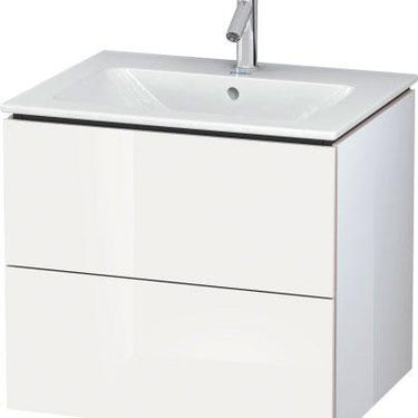 Duravit L-Cube vaskeskab 62x48cm hvid højglans - 1