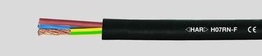Gummikabel H07 RN-F 3G6 sort afmål - 1