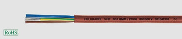 Siliconekabel SiHF 2X6 rødbrun afmål - 1