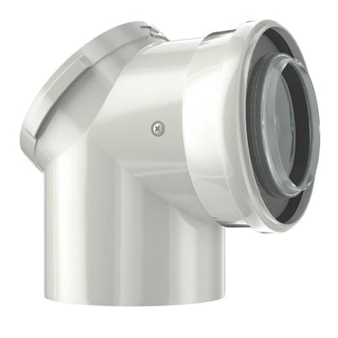 Bosch aftræksbøjning balanceret 87° DN80/125 med inspektionsmulighed - 1