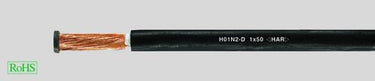 Svejsekabel H01N2-E 1x25  afmål - 1
