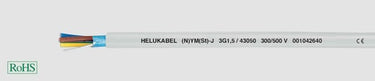 Installationskabel (N)YM(St)-J 3G1,5re/1,5 afmål - 1