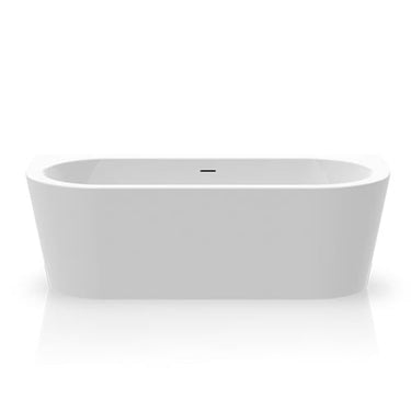 Strømberg Lago back-to wall badekar 1800x800mm hvid akryl - 1