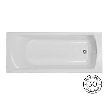 Strømberg Delta badekar 1600 x 700 mm med carronite - 1
