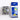 Labeltape Brother TZe551 24mm sort på blå lamineret - 1