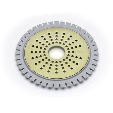 Purus rist til microcement Ø150 messing med Ø41 hul - 1