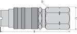 Kobling Cejn 181 G3/8 højre gevind - 1