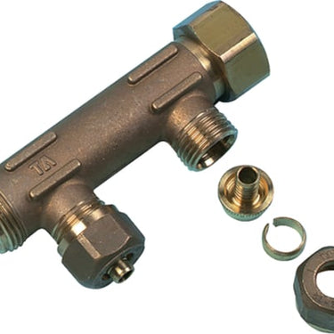 Fordeler rør Uponor 3/4 2X15 mm med fast muffe - 1