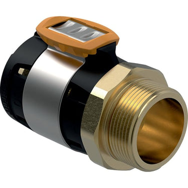 Geberit FlowFit overgang 50mmx1 1/2" np blyfri siliciumbronze - 1