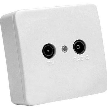 Stikdåse T0BX-C komplet  81X81 52500 - 1