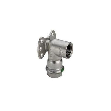Sanpress Inox dækvinkel 15 mm x  1/2" rustfrit stål - 1