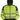 Snickers Hi-Vis hættetrøje lang lynlås kl. 2 str S gul/sort - 1