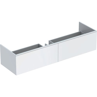 Geberit XENO² vaskeskab 1595x350x473mm m/2skuffer VARICOR hvid nr. 016 spånplade lak - 1