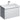 Geberit XENO² vaskeskab 880x530x462mm m/2skuffer hvid spånplade lak 500.509.01.1 - 1