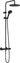 hansgrohe Vernis Blend showerpipe 240 1jet EcoSmart med term mat sort - 1