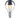 Philips LED Filament Topforspejlet CM P45 35W 827 E14 Klar SRT4 - 1