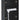 Underlag 2-modul lodret IP55 sort - 1