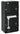 Underlag 2-modul lodret IP55 sort - 1