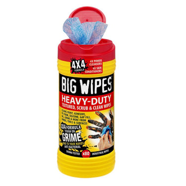 Big Wipes renseservietter Heavy Duty 80 stk rød - 1