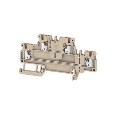 Gennemgangsklemme A2T 1.5 beige - 1