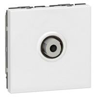 Antenneudtag Mosaic TV 1x F-konnektor 2M hvid - 1