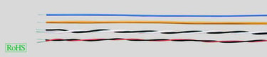 Ringeledning YR-DRAHT 2X1.0MM/1,8 - 1