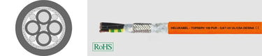 Styrekabel TOPSERV 109 PUR UL/CSA (4G35) afmål - 1