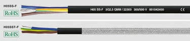 Tilledning H05SS-F 3G2,5 afmål - 1