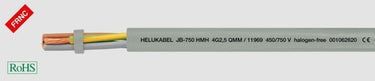 Styrekabel JB-750 HMH 4G50 afmål - 1
