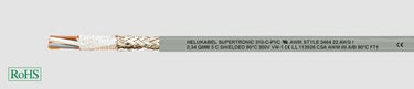 Højflexibel SUPERTRONIC 310-C-PVC 7X0.34 afmål - 1