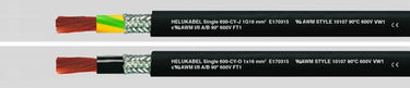 Installationskabel SINGLE 600-CY-O sort 1X240 afmål - 1