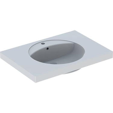 Geberit Preciosa håndvask 800x550x200mm t/bolte hvid porcelæn 635109000 - 1