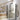 Dansani E91-03 halvrund dør 200 x 72-74 cm sort/klart glas - 3