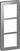 LK FUGA PURE designramme stål 3 modul stål - 1
