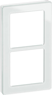 LK FUGA PURE designramme glas 2 modul hvid - 1