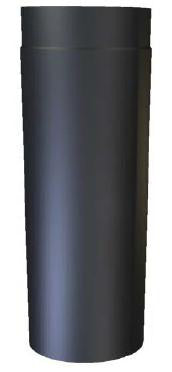 Røgrør lige 7" længde 1000 mm - 1
