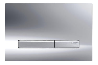 Geberit Sigma50 betjeningsplade zink/krom - 1