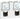 Dataudtag Mosaic 2x RJ45 Kat.6 FTP modular jack 3M hvid - 1
