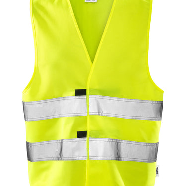 Fristads Hi-Vis vejvest Kl2 501 gul str 3XL/4XL - 1