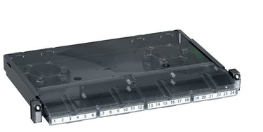 Actassi 19'' Rack patchpanel fiber QuickFix for 4 montageplader 1 HE Advance - 1