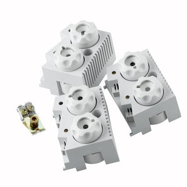 Sikringsholder for 2 afgange E33 venstre 6-25mm2 2XE33 indeholder 1 sæt 3P+N - 1