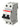 Automatsikring C 10A 2-polet C-karakteristik brydeevne 6kA 230/400V AC 35mm bred S202-C10 - 1