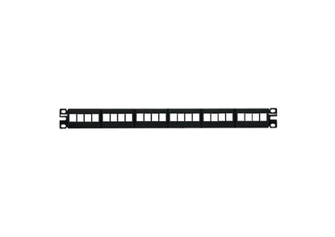 Patchpanel NetKey 24 port 1U sort tom - 1