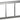 LK FUGA PURE designramme stål 3x1,5 modul stål - 1